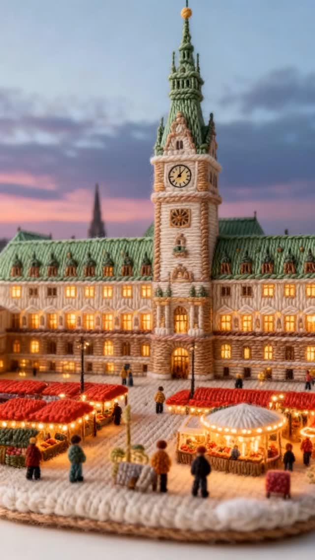 Чудова трендова АІ робота з містом Гамбург, створена для нашої школи, автор @shevchenko_d.a